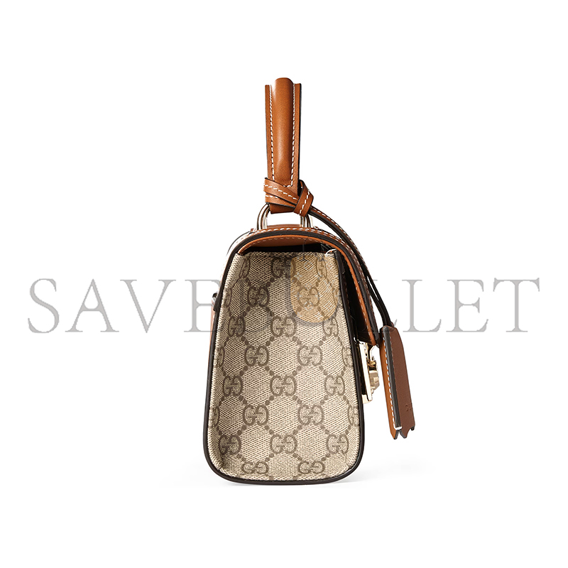 G*u*i padlock small top handle bag ‎838999 (20*13*8cm)